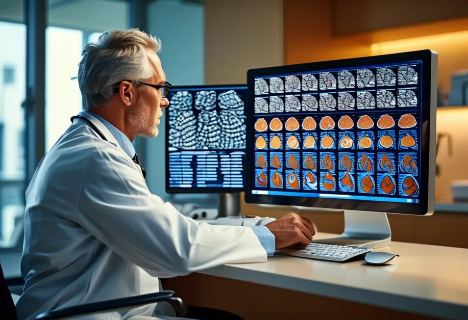 ภาพที่เน้นการวางแผนทางการเงินเพื่อความมั่นคงในชีวิตด้วยการทำประกันมะเร็งช่องท้อง