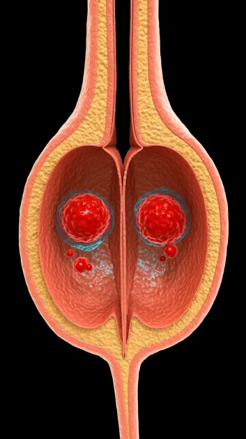 ภาพแสดงการให้คำปรึกษาและการตรวจสุขภาพเป็นประจำ เพื่อหลีกเลี่ยงมะเร็งกระเพาะปัสสาวะและรักษาสุขภาพให้ดีขึ้น